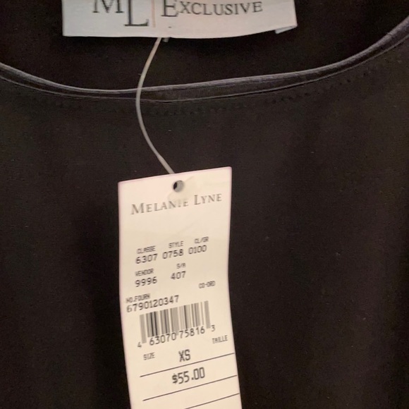 Melanie Lyne Tank top with sheer trim XS - Picture 4 of 7